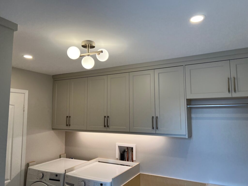 Ceiling lighting in kitchen